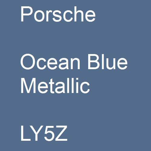 Porsche, Ocean Blue Metallic, LY5Z.